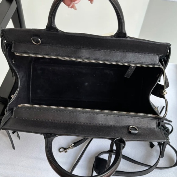 Authentic Saint Laurent Black Fringe Rive Gauche Cabas - Picture 6 of 14